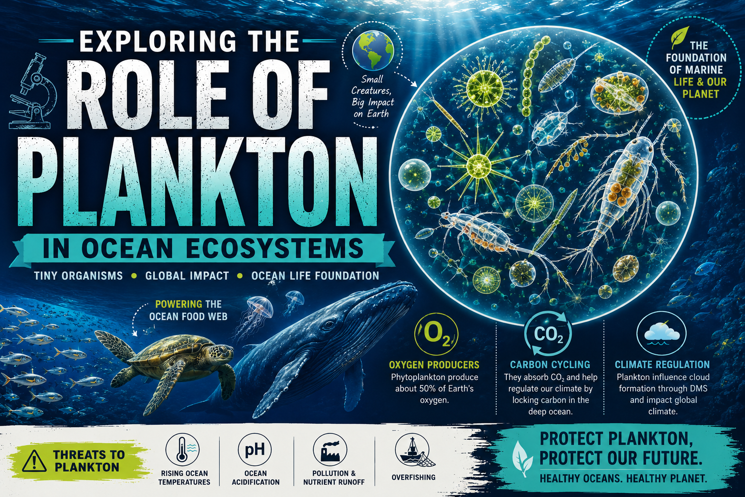 Exploring the Role of Plankton in Ocean Ecosystems